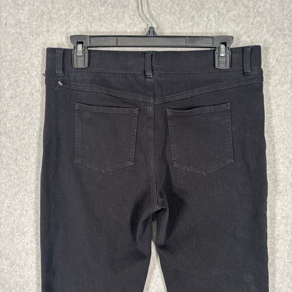 Betabrand Pants Women Medium Petite Black Jegging Ankle Straight Stretch Pull On - Picture 9 of 11